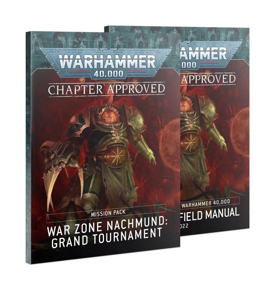 Chapter Approved: War Zone Nachmund Grand Tournament Mission Pack and Munitorum Field Manual 2022 Books Games Workshop