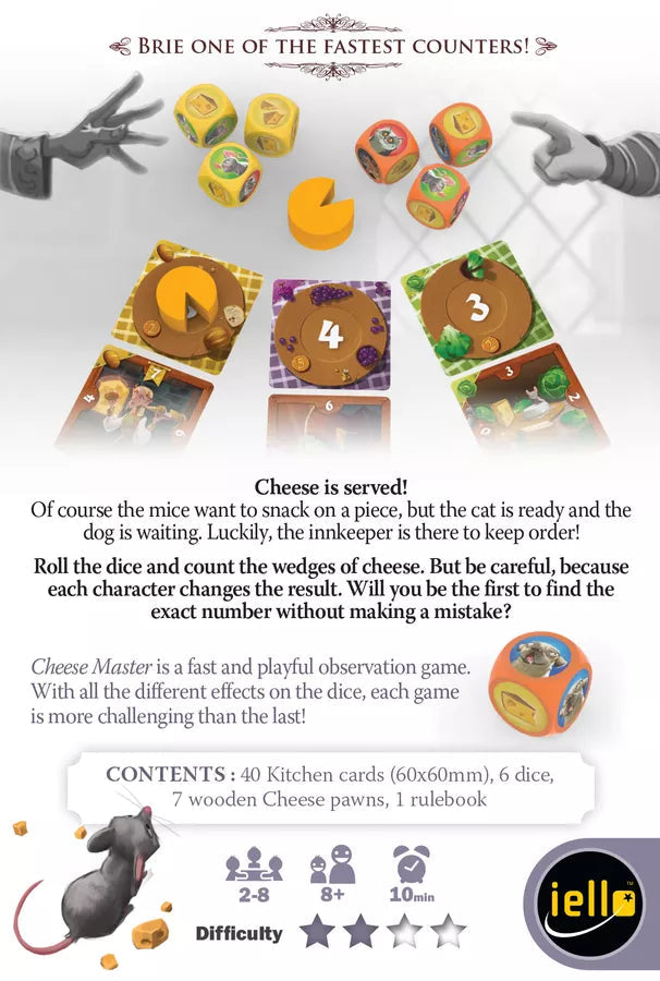 Cheese Master: The Game of Musical Cheese Board Games Iello 