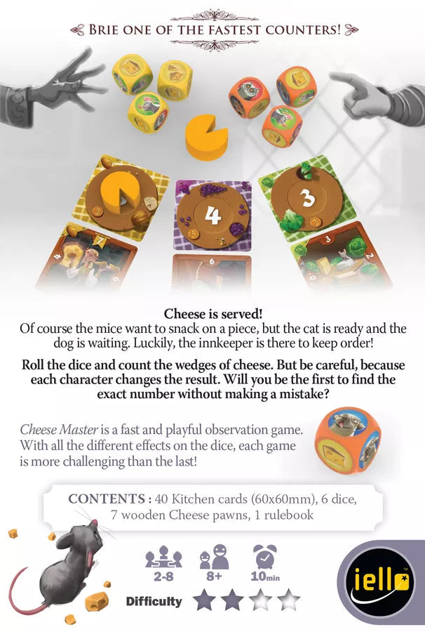Cheese Master: The Game of Musical Cheese Board Games Iello