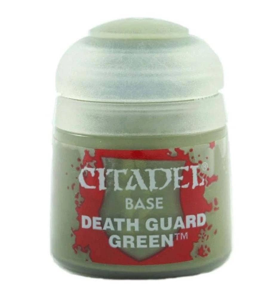 Citadel Base Paint 12ml: Death Guard Green Paint Games Workshop
