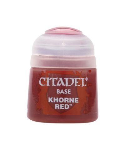 Citadel Base Paint 12ml: Khorne Red Paint Games Workshop