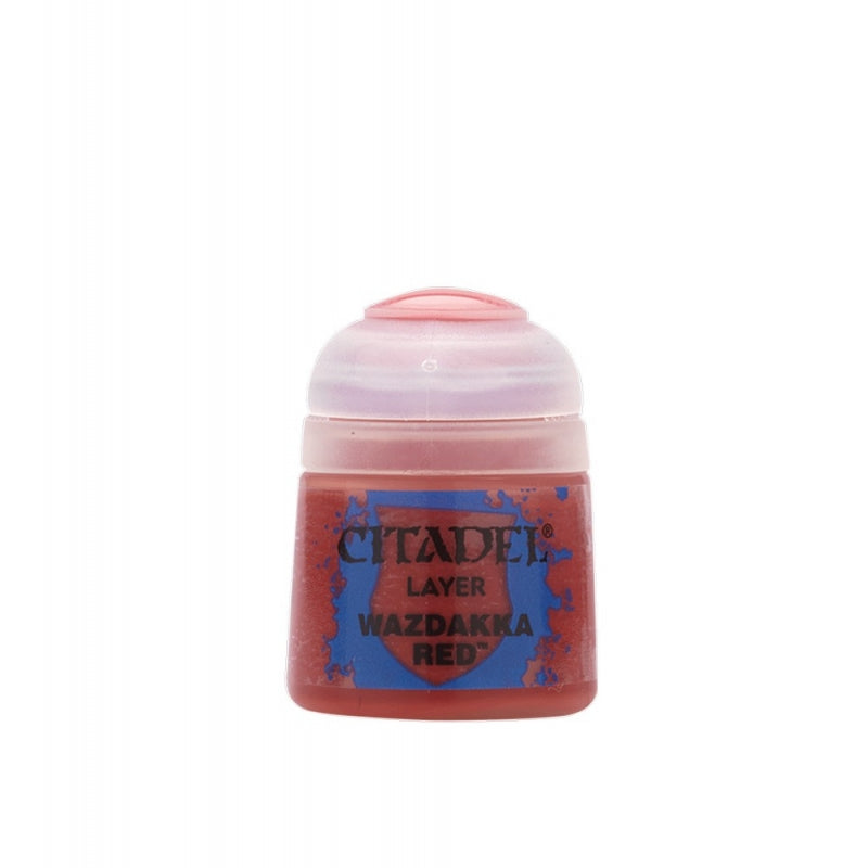 Citadel Layer Paint 12ml: Wazdakka Red Paint Games Workshop