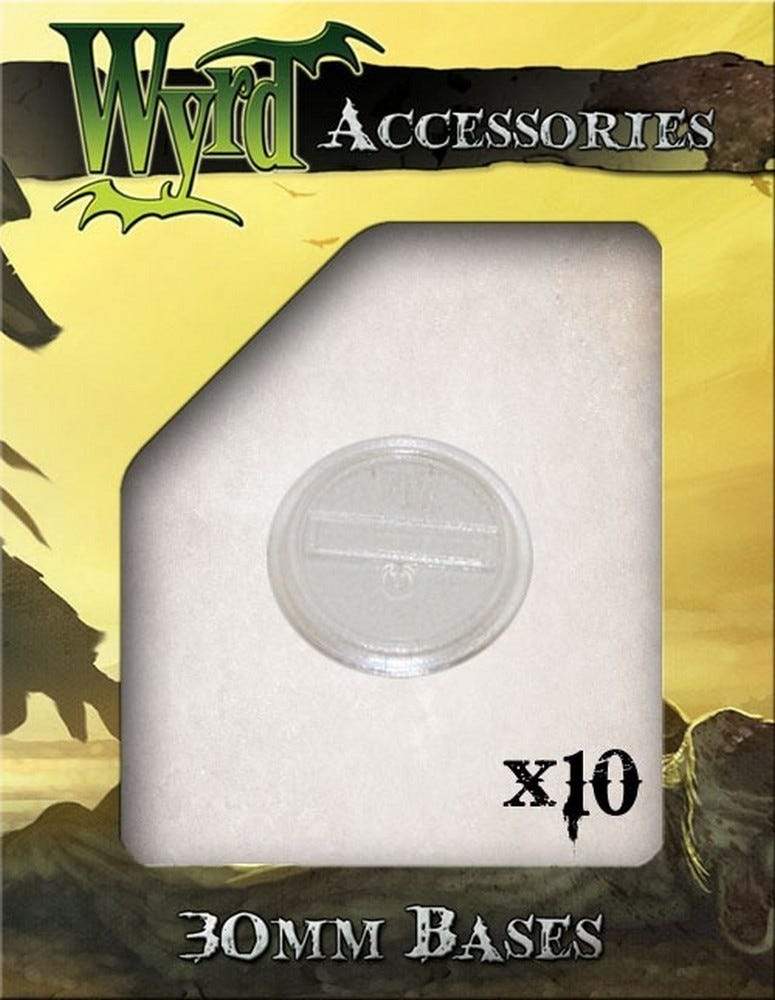 Clear Translucent Bases Supplies Wyrd 30mm (10pc)