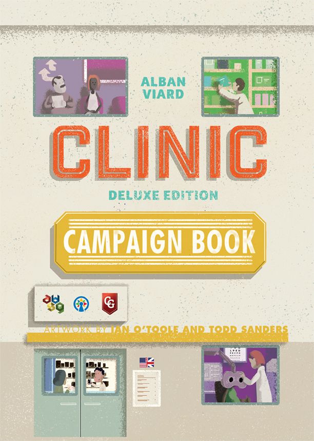 Clinic Deluxe Campaign Book Board Games CAPSTONE GAMES