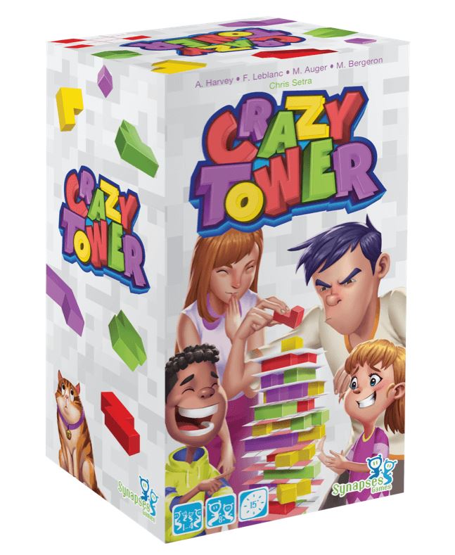 Crazy Tower Board Game Synapses Games
