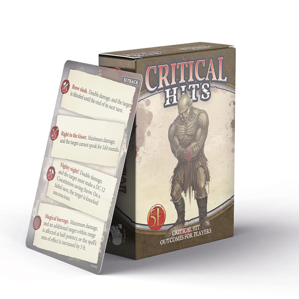 Critical Hit Deck for Players (5E) RPG Nord Games 