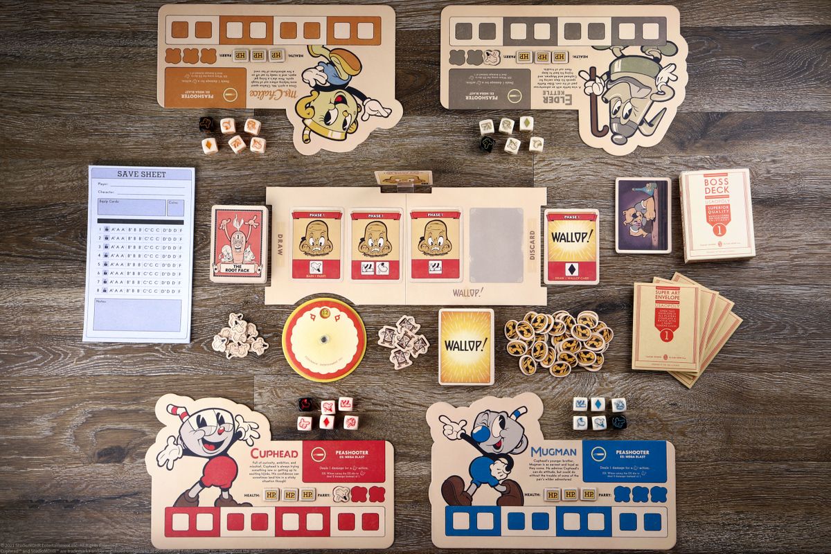Cuphead: Fast Rolling Dice Game Board Games The Op