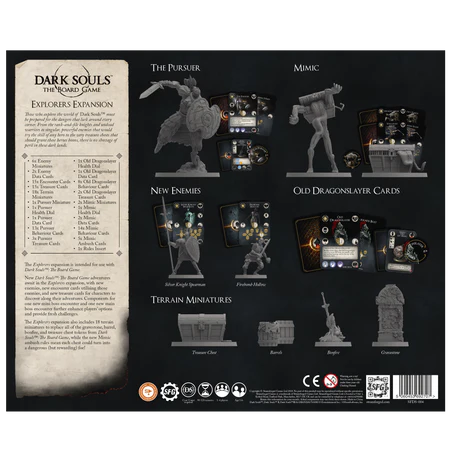 Dark Souls: The Board Game - Explorers Expansion Miniatures Steamforged
