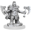 D&D Frameworks W1 - Female Dwarf Barbarian Miniatures Wizkids
