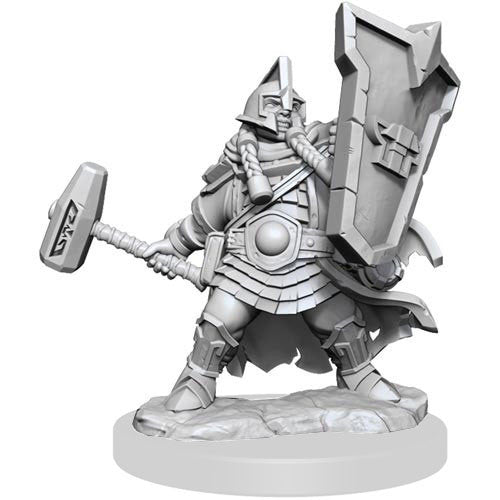 D&D Frameworks W1 - Female Dwarf Cleric Miniatures Wizkids