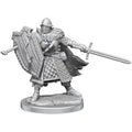 D&D Frameworks W1 - Male Human Fighter Miniatures Wizkids