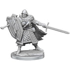 D&D Frameworks W1 - Male Human Fighter Miniatures Wizkids