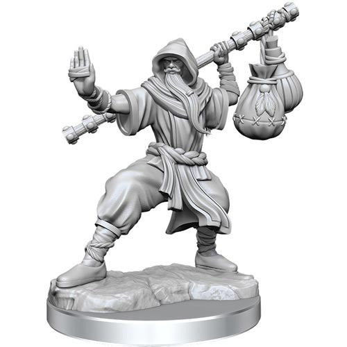D&D Frameworks W1 - Male Human Monk Miniatures Wizkids
