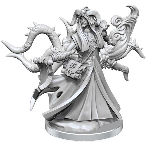D&D Frameworks W1 - Male Tiefling Warlock Miniatures Wizkids