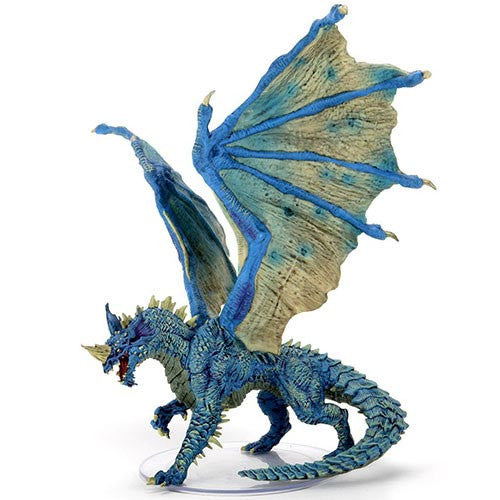 D&D: Icons of the Realms - Adult Blue Dragon Premium Figure Miniatures Wizkids 