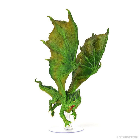 D&D: Icons of the Realms - Adult Green Dragon Premium Figure Miniatures Wizkids 