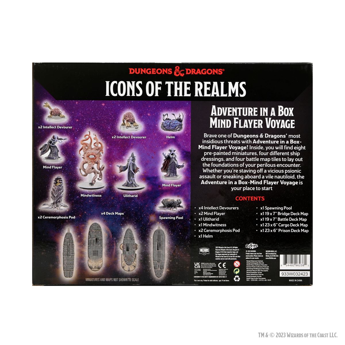 D&D Icons of the Realms: Adventure in a Box - Mind Flayer Voyage Miniatures Wizkids