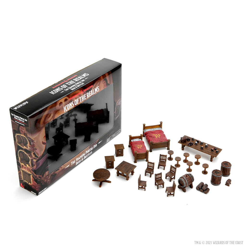 D&D: Icons of the Realms - The Yawning Portal Beds & Bottles Miniatures Wizkids