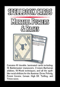 D&D Martial Powers and Races Spellbook Card Deck Role Playing Game Gale Force 9