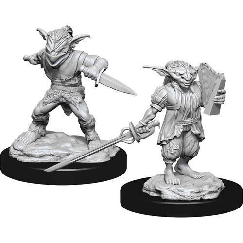 D&D Nolzur’s Marvelous Unpainted Miniatures: Goblin Rogue & Bard Miniatures Wizkids