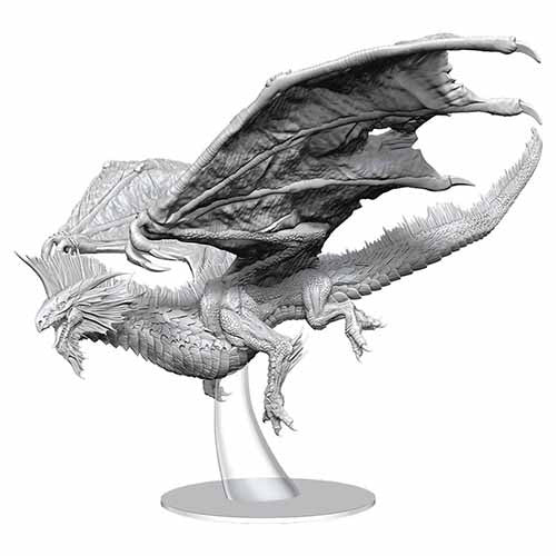 D&D: Nolzur's Marvelous Unpainted Minis - Adult Silver Dragon Miniatures Wizkids