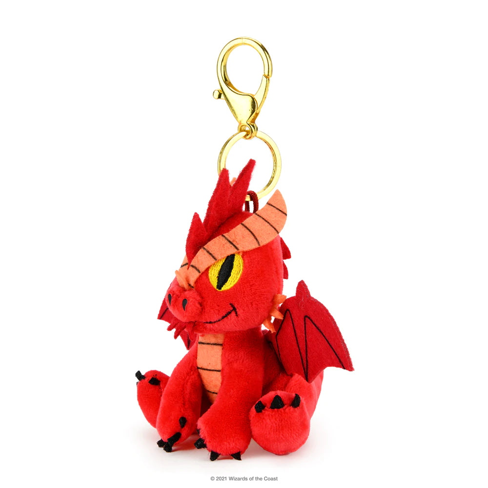 D&D Plush Charms Keychain Wave 1 Keychains Wizards of the Coast Red Dragon