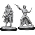 Deep Cuts Unpainted Miniatures: Bounty Hunter & Outlaw Miniatures Wizkids