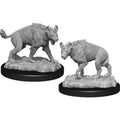 Deep Cuts Unpainted Miniatures: Hyenas Miniatures Wizkids
