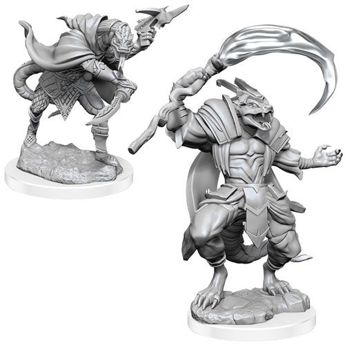 Deep Cuts Unpainted Miniatures: Serpentfolk Miniatures Wizkids