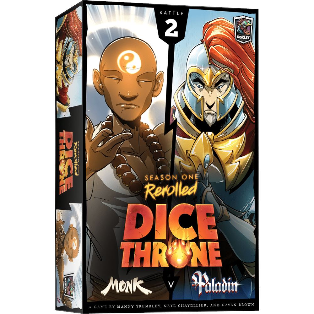 Dice Throne: Season One Rerolled - Battle 2 - Monk v. Paladin Card Games ROXLEY GAMES