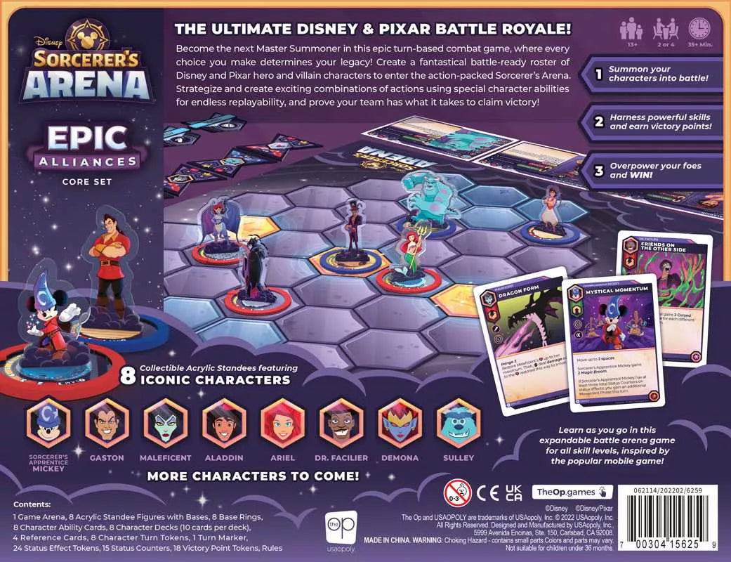 Disney Sorcerer's Arena: Epic Alliances Core Set Board Games The Op 