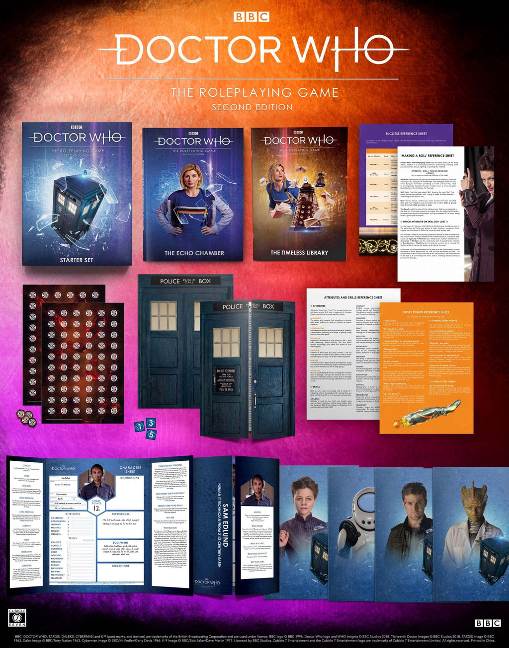 Doctor Who RPG 2e Starter Set RPG Cubicle Seven