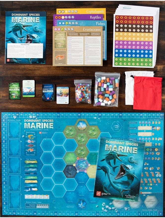 Dominant Species: Marine Board Games GMT Games