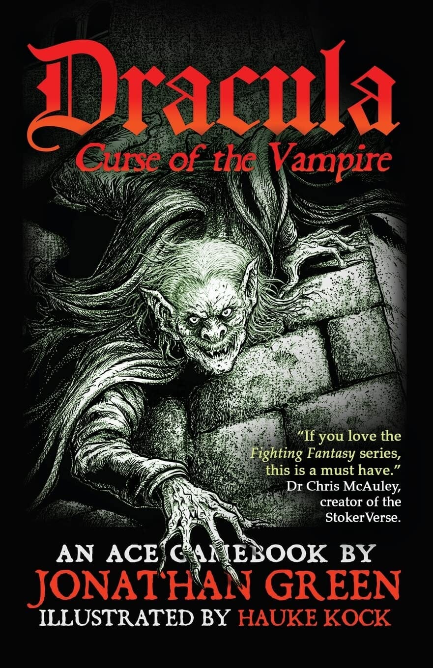 Dracula: Curse of the Vampire - ACE Gamebook RPG Jonathan Green