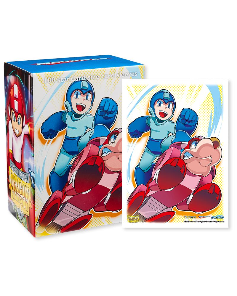Dragon Shield Art Sleeves - Mega Man & Rush Card Sleeves Dragon Shield