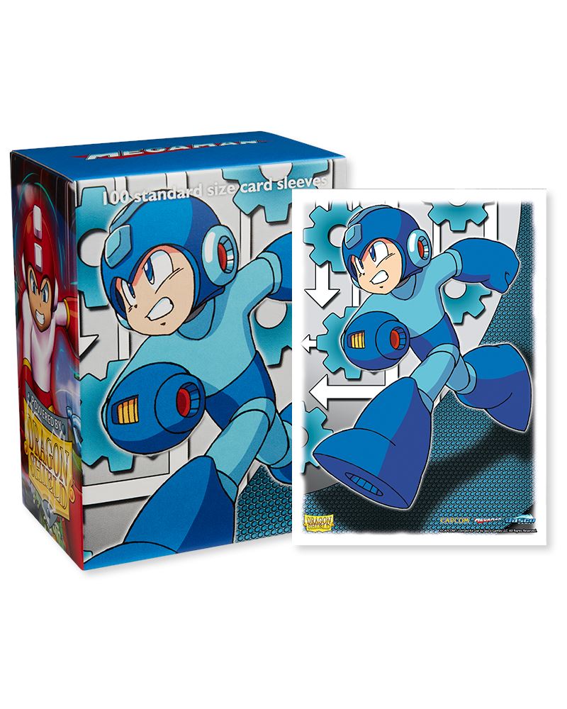 Dragon Shield Art Sleeves - Mega Man Standard Card Sleeves Dragon Shield