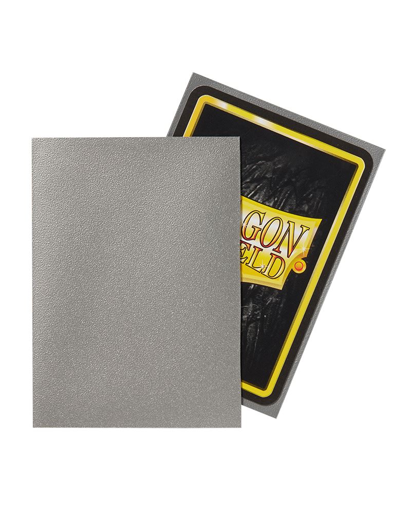 Dragon Shield Matte Sleeves (100) Card Sleeves Dragon Shield Silver 