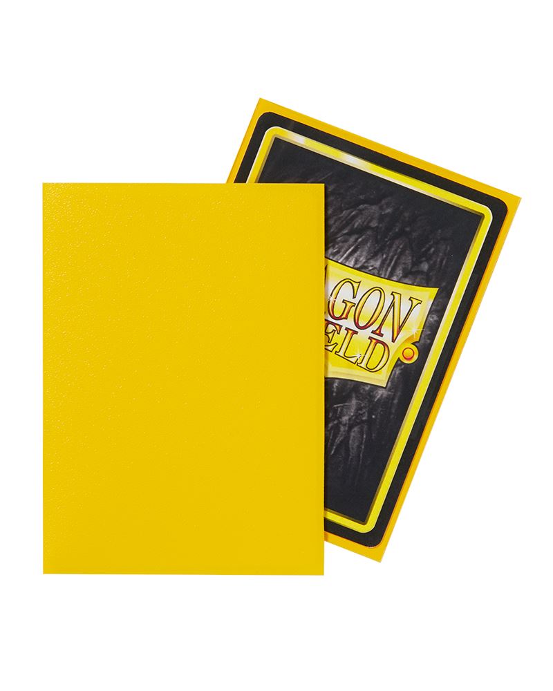 Dragon Shield Matte Sleeves (100) Card Sleeves Dragon Shield Yellow