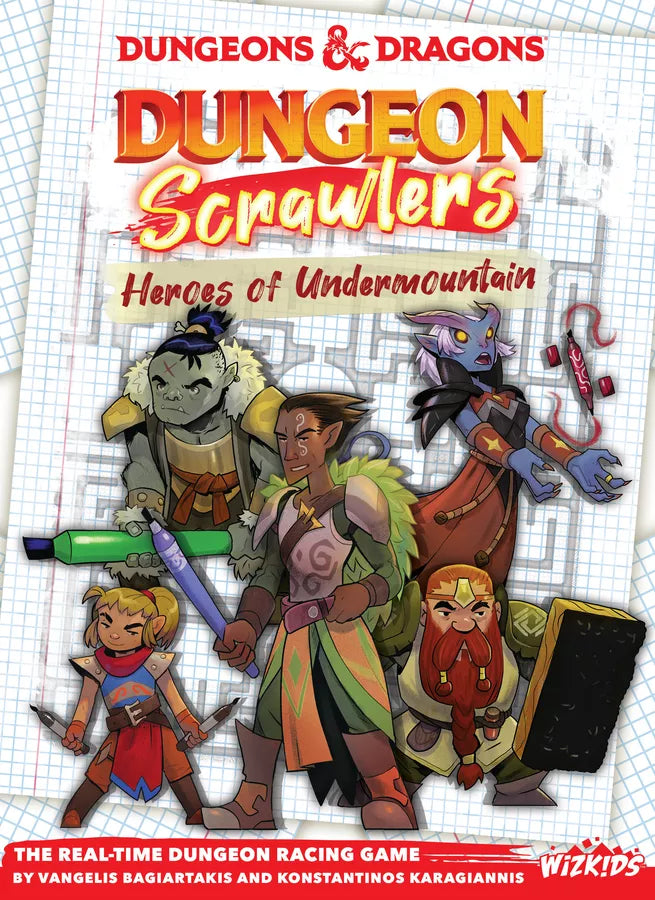 Dungeons & Dragons: Dungeon Scrawlers – Heroes of Undermountain Board Games Wizkids