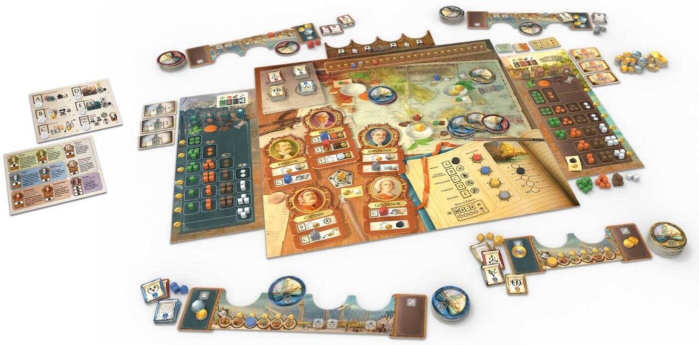 East India Companies Board Games HUCH!
