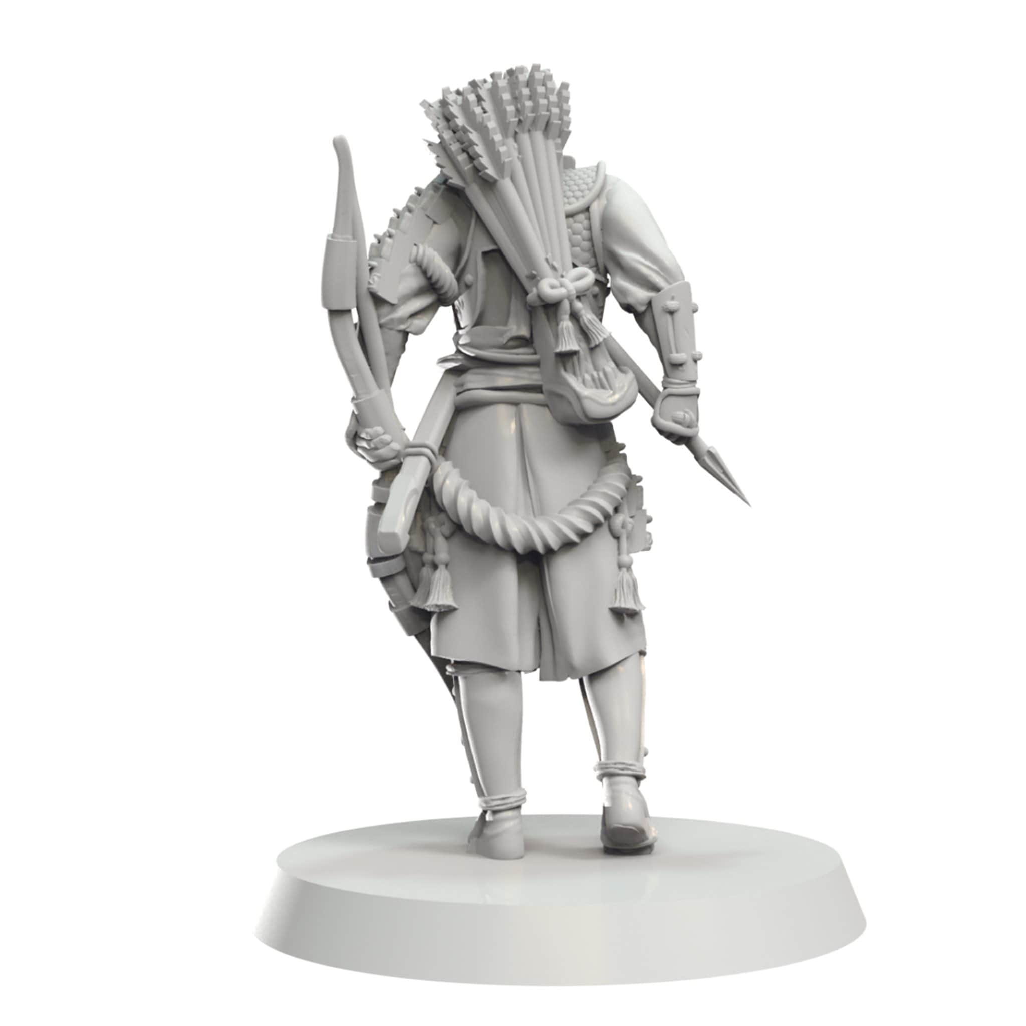 Eldfall Chronicles Bushi Attendant Miniatures Freecompany d.o.o.