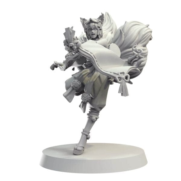Eldfall Chronicles Kitsune Spellmaiden Miniatures Freecompany d.o.o.