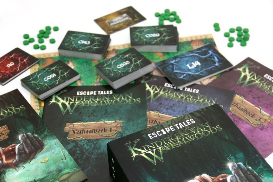Escape Tales: Children of Wyrmwoods Board Game Board & Dice
