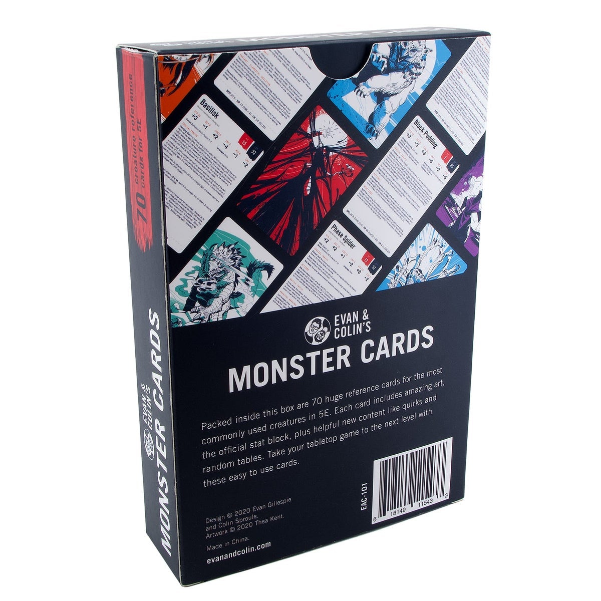 Evan & Colin's Monster Cards Supplies Evan and Colin's