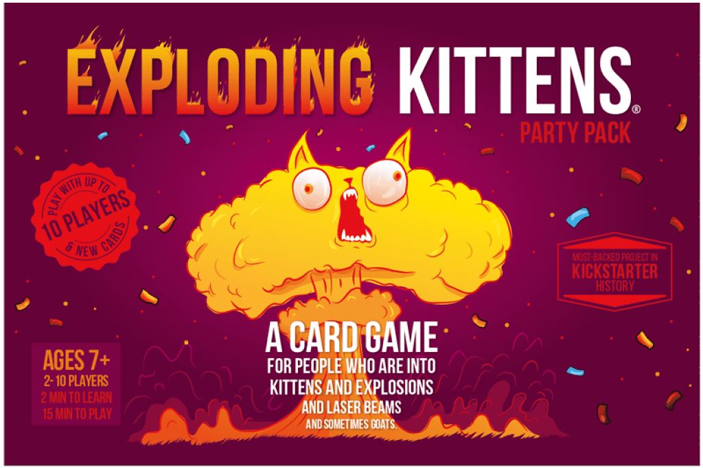 Exploding Kittens Party Pack Card Games Exploding Kittens