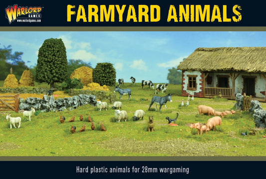Farmyard Animals Miniatures Warlord Games 