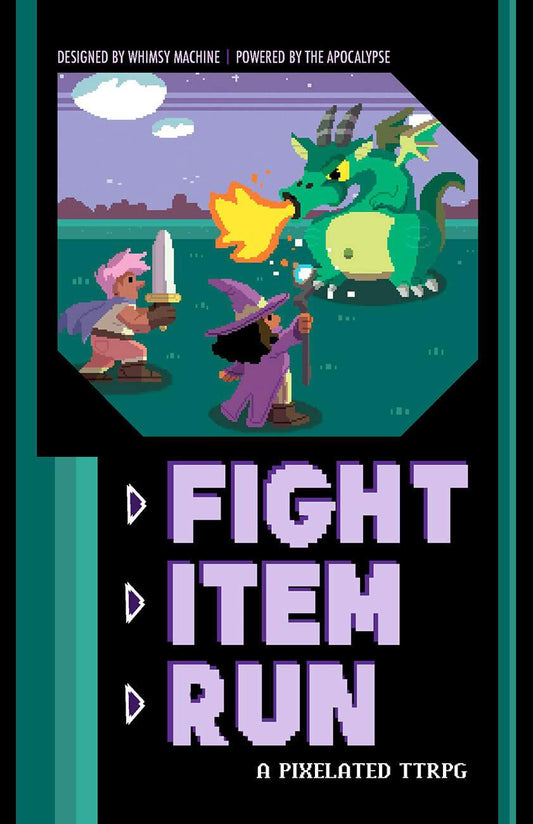 Fight Item Run Role Playing Game Whimsy Machine Media 
