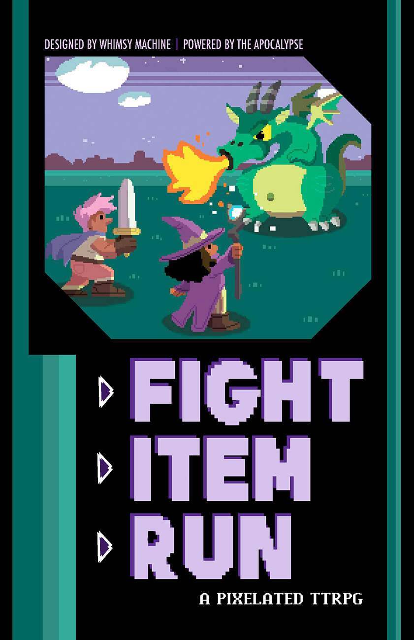 Fight Item Run Role Playing Game Whimsy Machine Media
