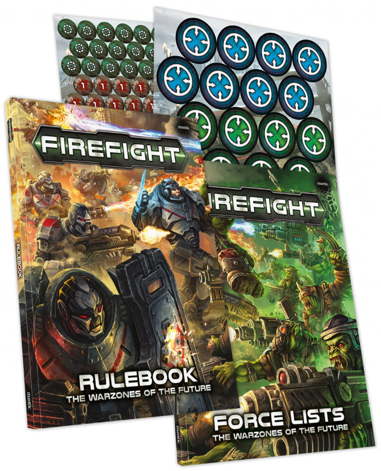 Firefight Book and Counter Combo Miniatures Mantic 