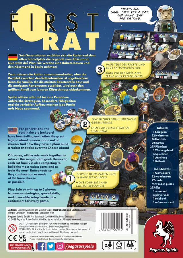 First Rat Board Games Pegasus Spiele